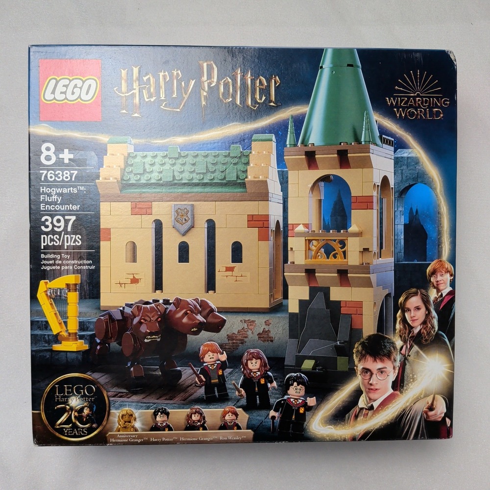 LEGO Harry Potter Hogwarts Fluffy Encounter 76387 20th Anniversary Set 397 Pcs